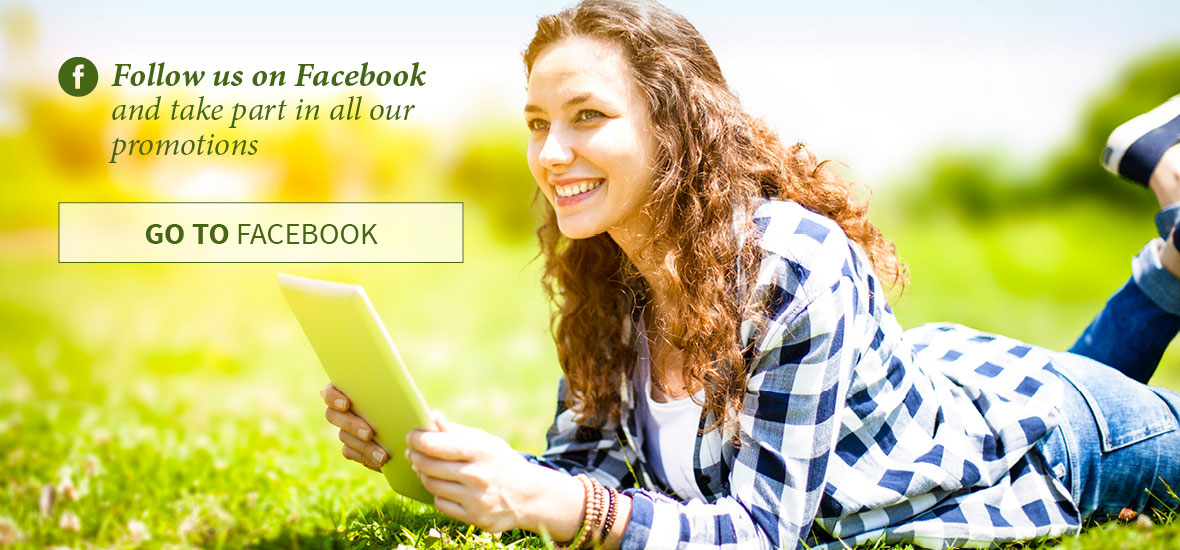 Follow us on Facebook and take part in all our promociones