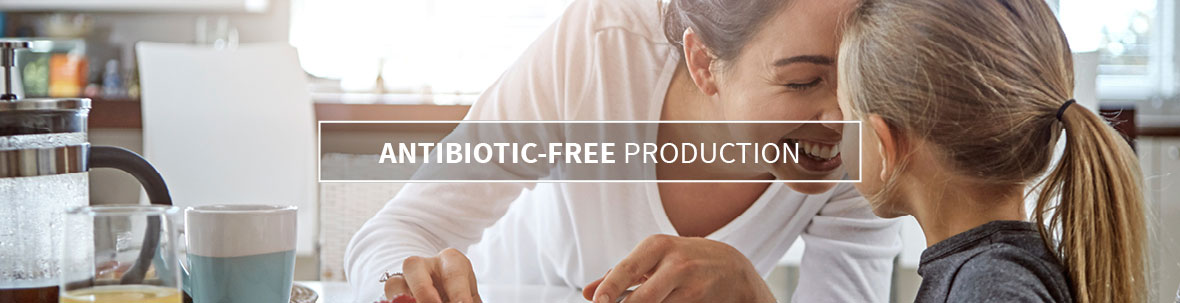 Antibiotic-free production
