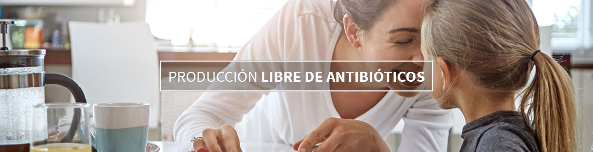 Producción libre de antibióticos