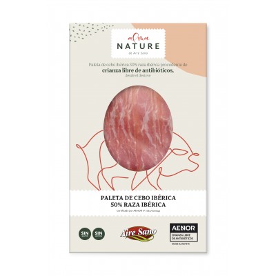 Paleta de Cebo Ibérica 50% raza ibérica loncheada